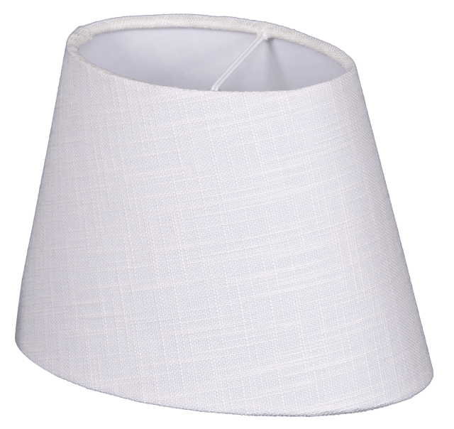 Lina skjerm oval 20cm hvit, bilde 1 av 2