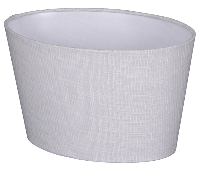 Lina skjerm oval 29cm hvit, bilde 2 av 2