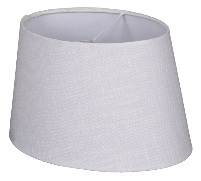 Lina skjerm oval 29cm hvit, bilde 1 av 2