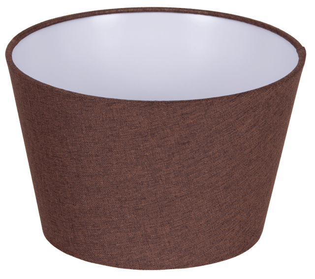 Lina skjerm rund 20cm brun, bilde 2 av 2