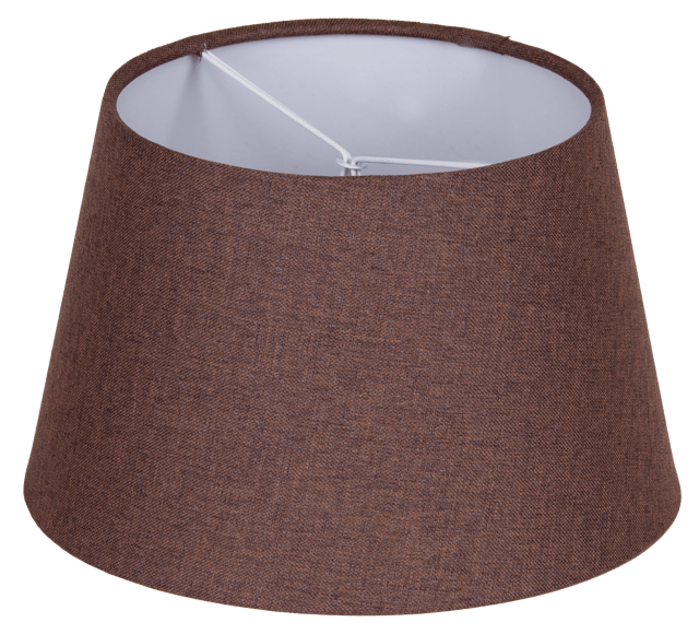 Lina skjerm rund 20cm brun, bilde 1 av 2