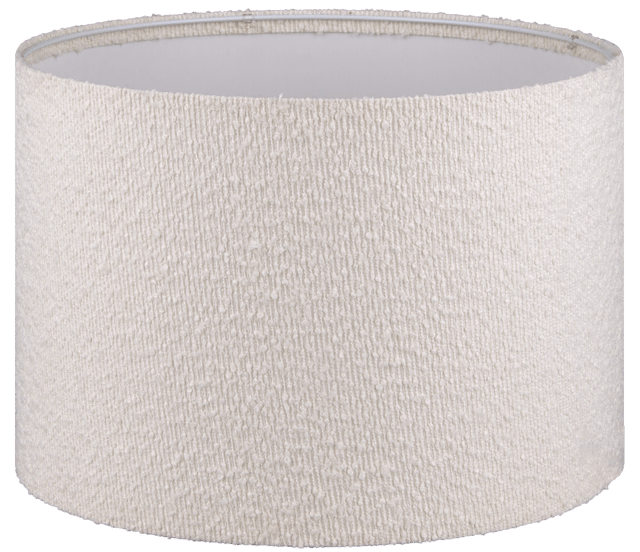 Max Boucle skjerm rund 35cm hvit, bilde 1 av 2