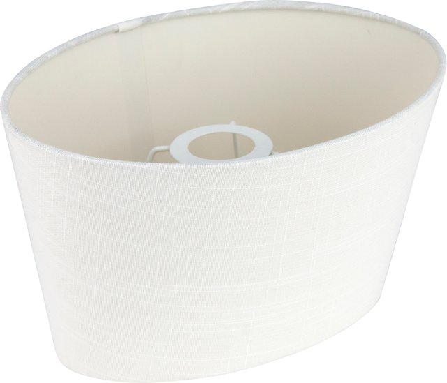 Celia skjerm oval 25cm hvit, bilde 2 av 2