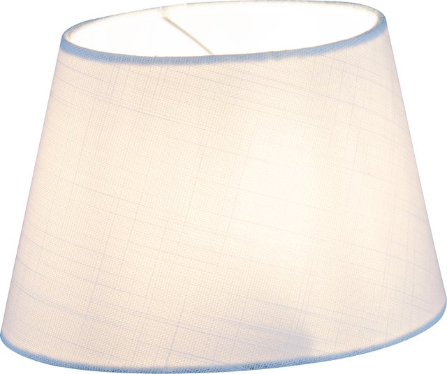 Celia skjerm oval 30cm hvit, bilde 1 av 2