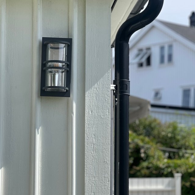Ytterholmen utelampe vegg IP54 30cm grå 3