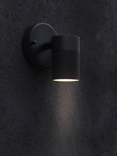 Lucas utelampe vegg 1lys IP54 14cm sort, bilde 5 av 8