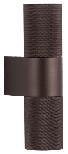 Lucas utelampe vegg 2lys IP54 23cm brun, bilde 6 av 7