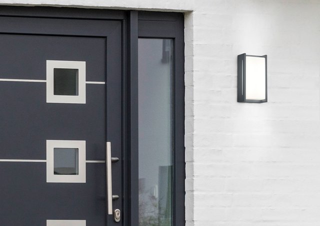 Indus LED utelampe vegg IP54 23cm grå, bilde 2 av 3