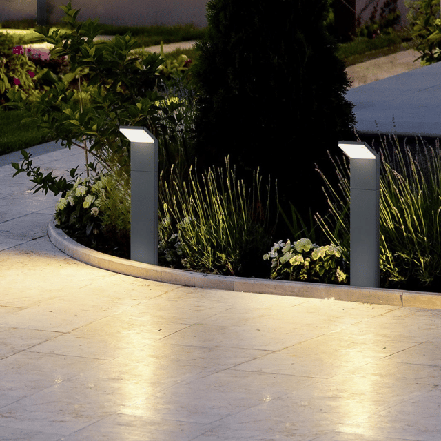 Pearl LED utelampe stolpe IP54 50cm grå 4