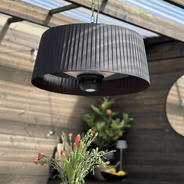 Terrassevarmer Oslo takmodell IP24 1800W 60cm sort 2