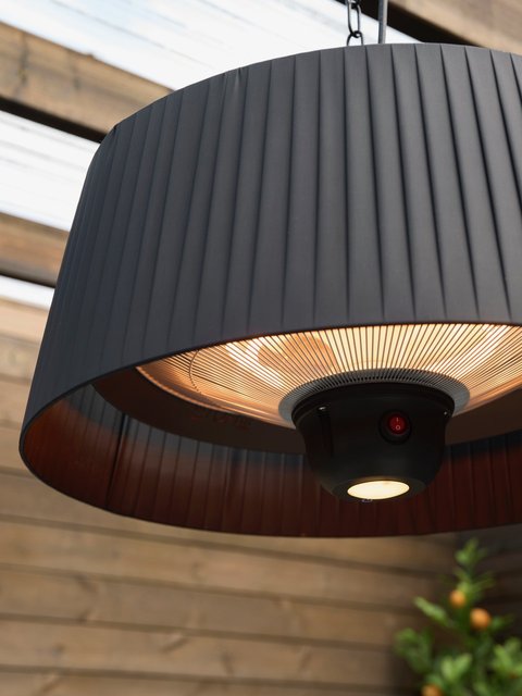 Terrassevarmer Oslo takmodell IP24 1800W 60cm sort 4