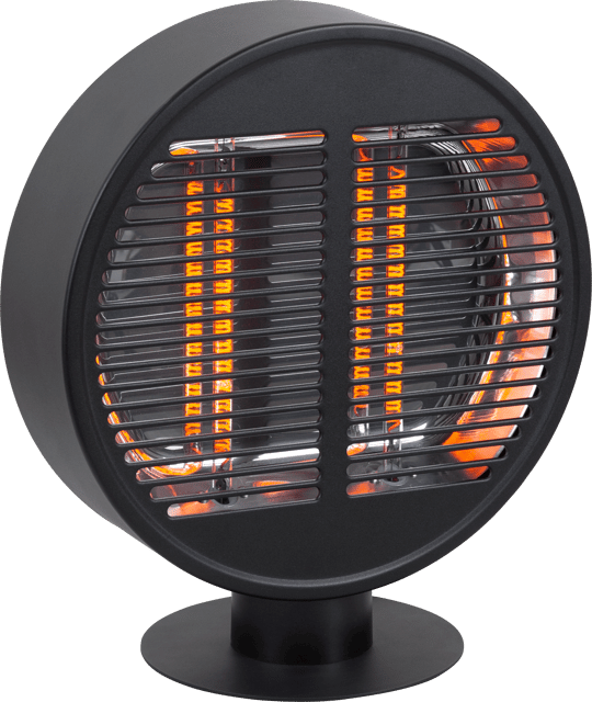 Terrassevarmer rund 1000W IP54 40cm sort, bilde 9 av 13