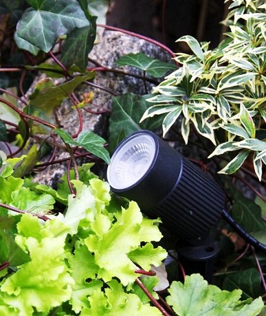 Medusa LED utelampe spot IP67 sort 2