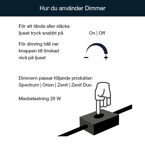 Dimmer til Plug & Play 3