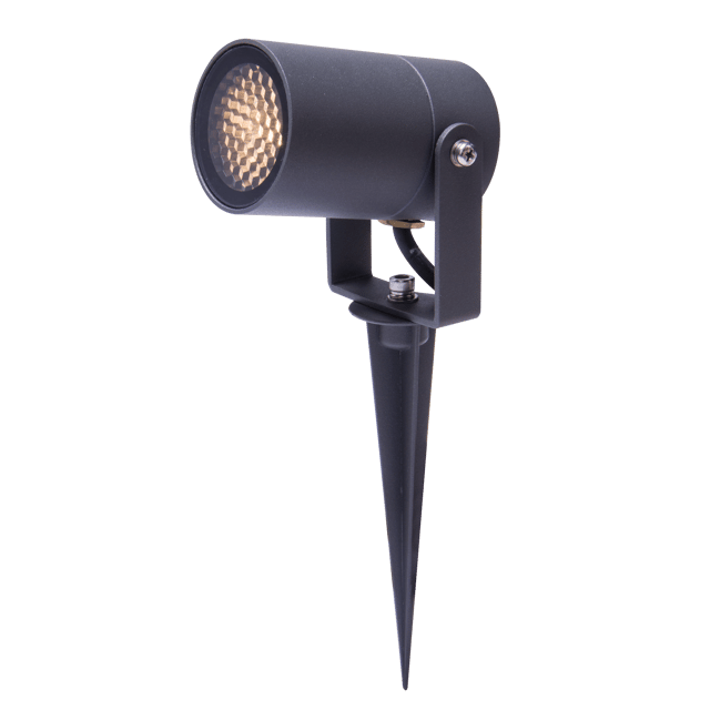 Luna LED utelampe spot IP65 grå 2