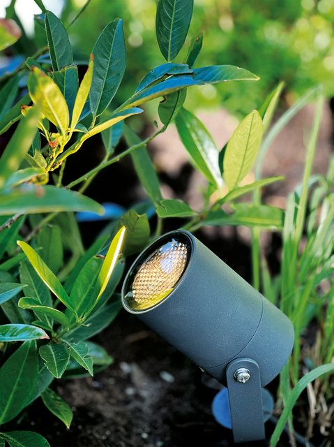Luna LED utelampe spot startpakke IP65 2pk. grå, bilde 7 av 10