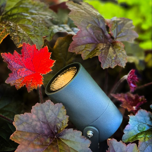 Luna LED utelampe spot startpakke IP65 2pk. grå, bilde 1 av 10