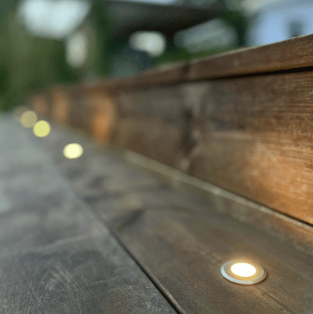 Dexter LED utelampe IP65 10pk. stål 1