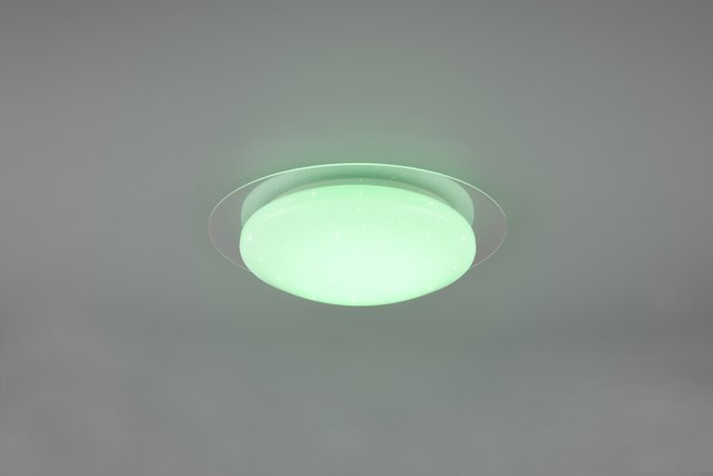 Frodeno LED plafond baderomslampe IP44 35cm RGBW hvit, bilde 3 av 6