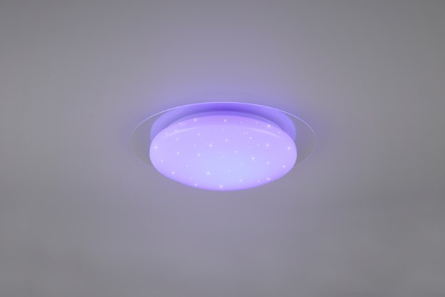 Frodeno LED plafond baderomslampe IP44 35cm RGBW hvit, bilde 4 av 6