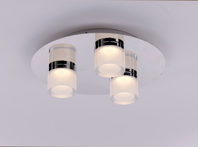 Vilmer LED plafond baderomslampe IP21 32cm krom, bilde 2 av 2