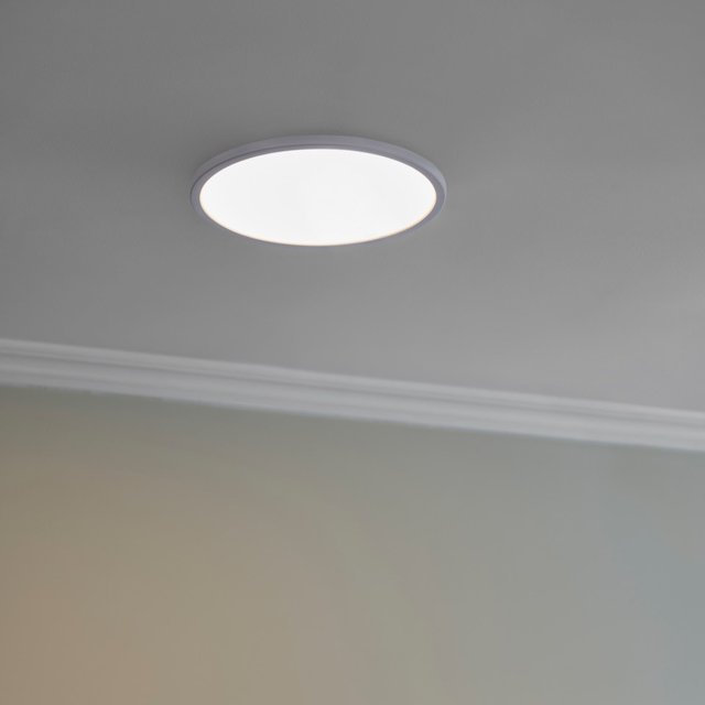 Slim LED plafond taklampe IP44 29cm hvit, bilde 1 av 4