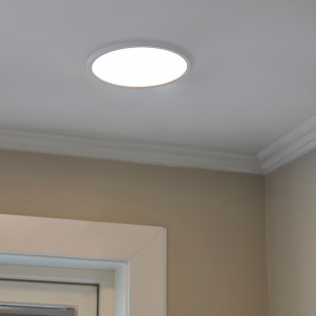 Cally LED plafond baderomslampe IP44 24cm hvit, bilde 1 av 4