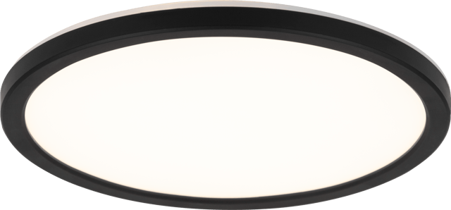 Cally LED plafond baderomslampe IP44 24cm sort 2