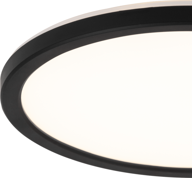 Cally LED plafond baderomslampe IP44 24cm sort 4