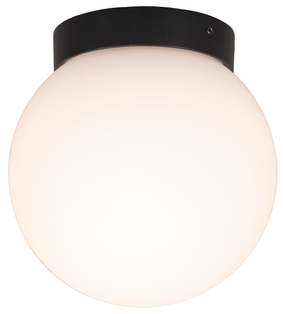 Milo LED plafond taklampe IP44 13,5cm sort 3