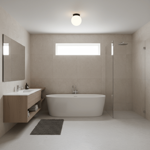 Milo LED plafond taklampe IP44 13,5cm sort 1