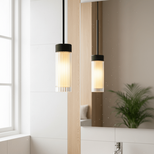 Clara LED pendel baderomslampe IP44 12cm klar, bilde 1 av 5