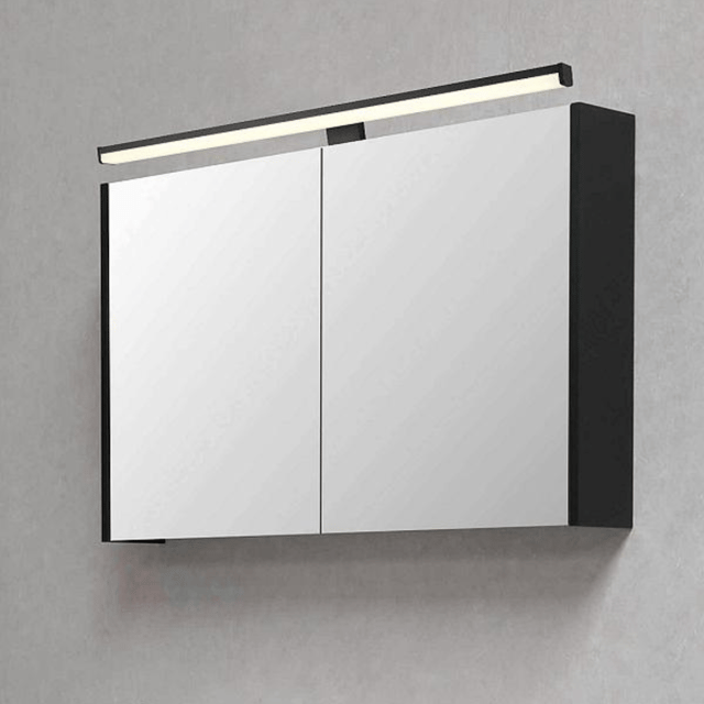 Lino LED vegg baderomslampe IP44 60cm sort 1