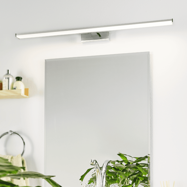 Pandella 1 LED vegg baderomslampe IP44 78cm krom, bilde 1 av 3
