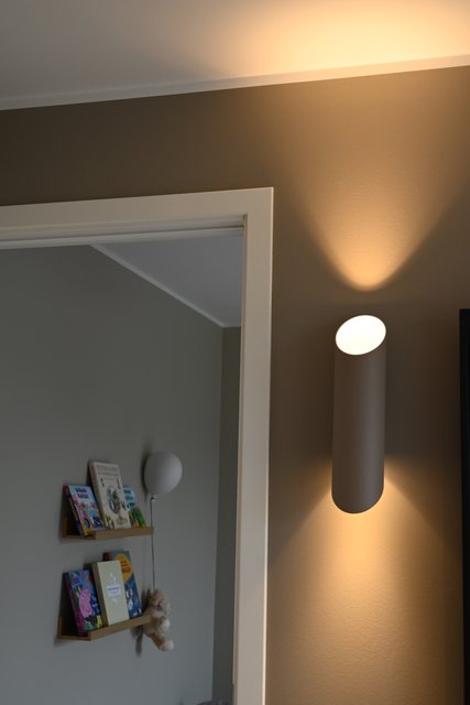 Luther vegglampe IP21 beige, bilde 3 av 9