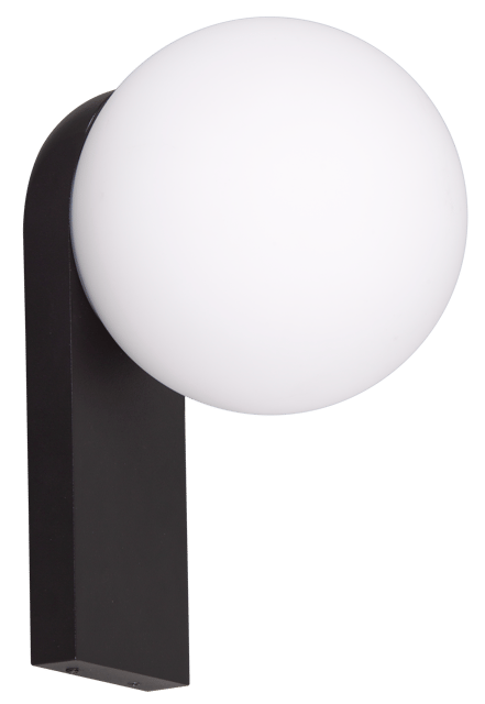Milo vegg baderomslampe IP44 20cm sort 4
