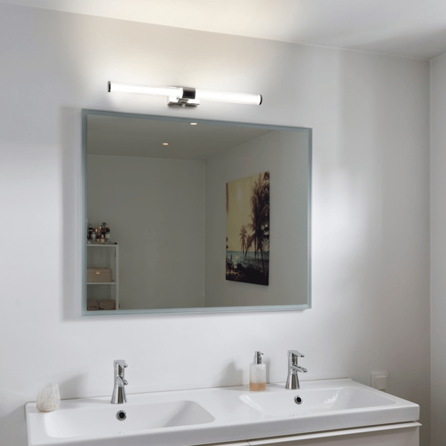 Jessy Duo LED vegg baderomslampe IP44 65cm krom, bilde 1 av 5