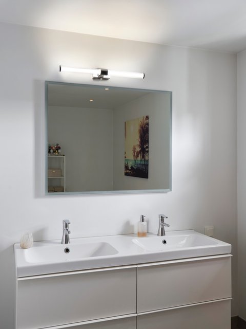 Jessy Duo LED vegg baderomslampe IP44 65cm krom, bilde 5 av 5