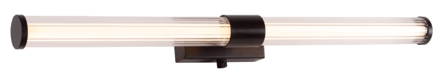 Jessy Duo LED vegg baderomslampe IP44 65cm sort 3