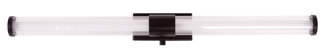 Jessy Duo LED vegg baderomslampe IP44 65cm sort 4