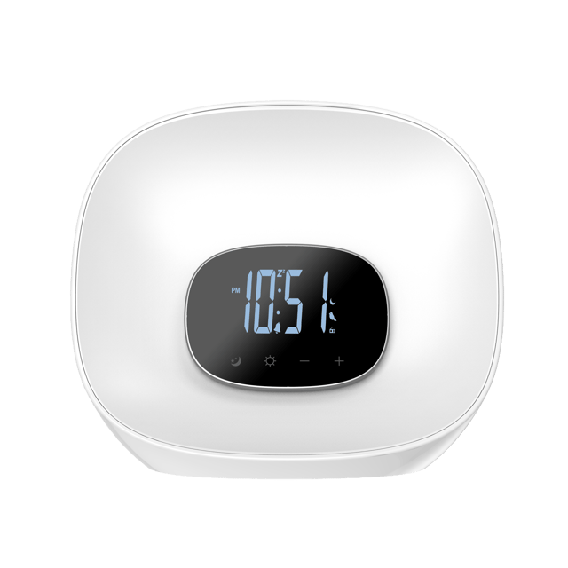 Wake-Up klokke 20cm hvit 3