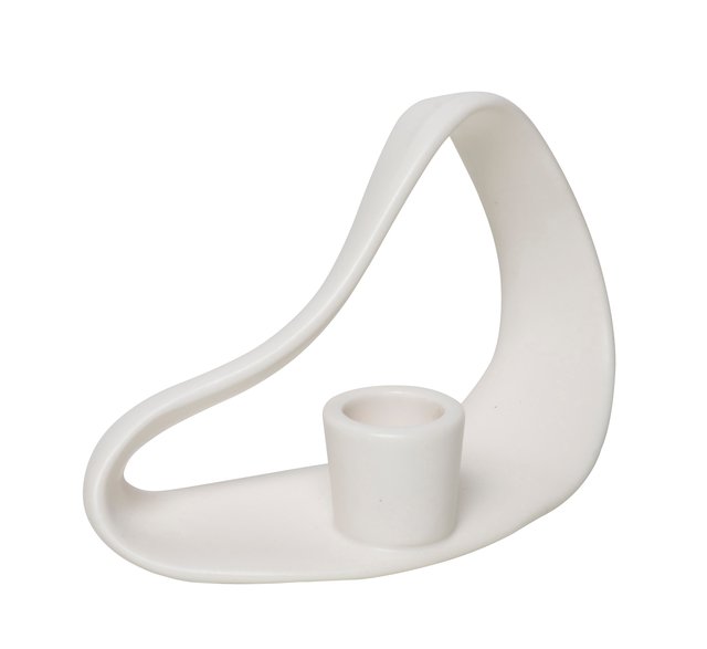 Kronelysestake abstrakt 14cm beige, bilde 5 av 5