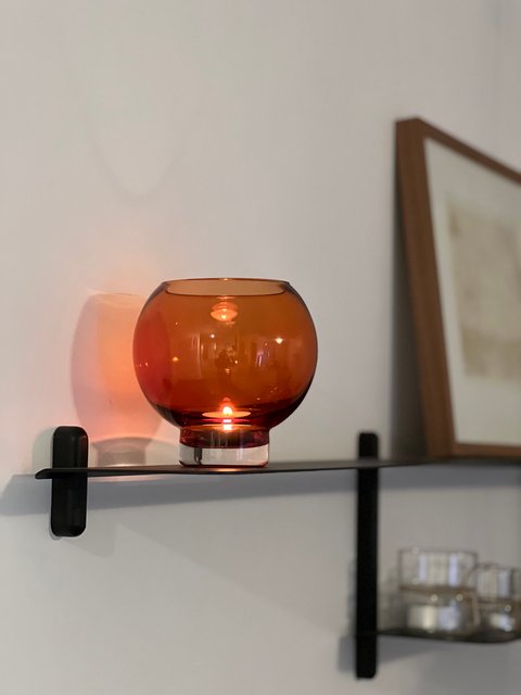 Kula mini vase 14cm brun 4