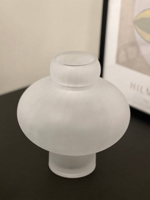 Vase Frost 26cm hvit 4
