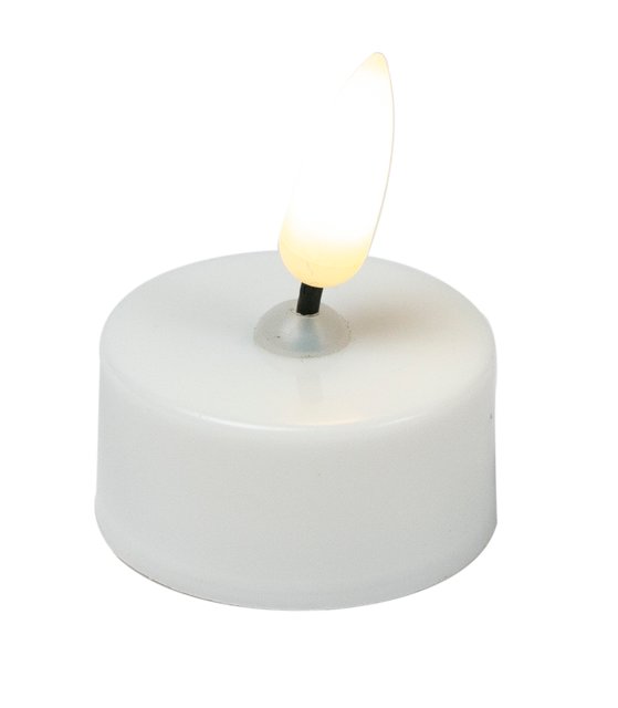 LED telys 4pk. hvit, bilde 3 av 3