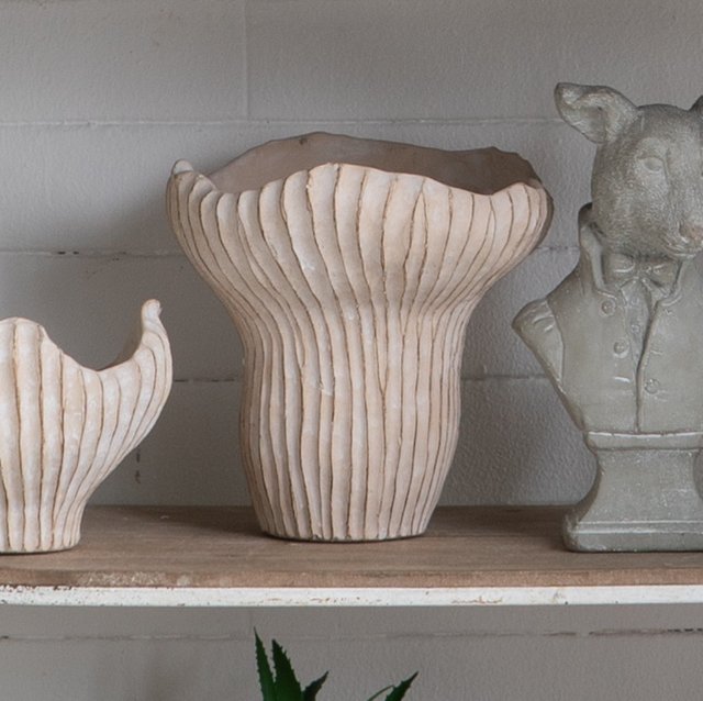 Saguaro vase 23,5cm beige 2