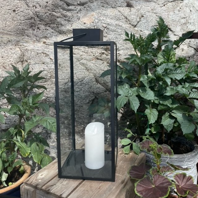 Oslo lykt 50cm sort, bilde 1 av 2