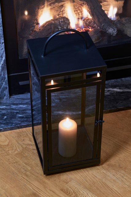 Bergen lykt 54cm sort, bilde 4 av 6