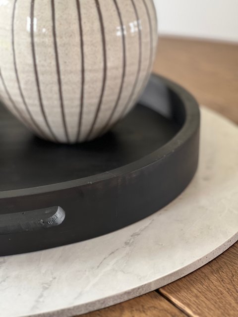 Lysfat i treverk 50cm sort, bilde 3 av 6