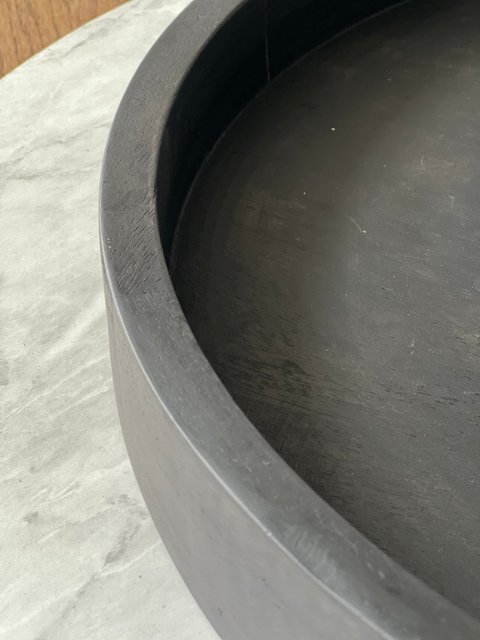 Lysfat i treverk 50cm sort, bilde 4 av 6